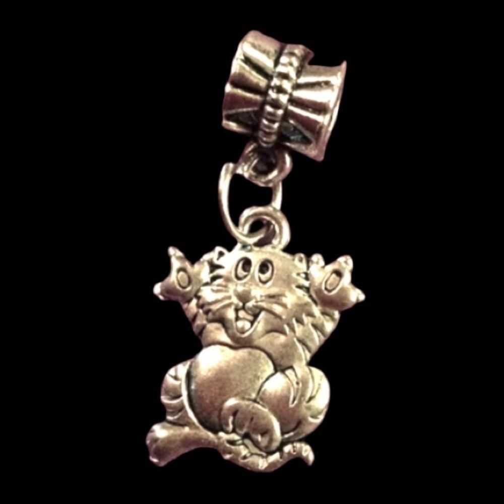 🦄5 for $35🦄 Adorable Kitty Charm fit pandora